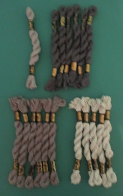 DMC Perla Perla Algodón Lote 18 Madejas Grises 414 413 928 318 Foto 1 de 4