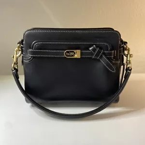 Bolso Coach Tate Caryall C2585 de cuero curtido negro - Imagen 1 de 24