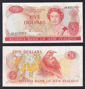 New Zealand Banknote 5 Dollars (1981-1985) P.-171A* Substitute BB+/VF+ - Picture 1 of 1