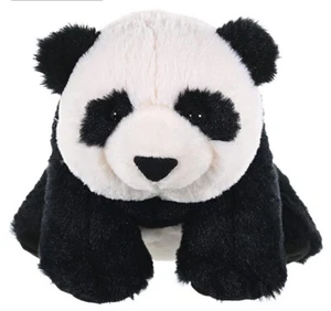 Wild Republic Plush Panda Bear Black White Stuffed Animal Toy 12” - Picture 1 of 3