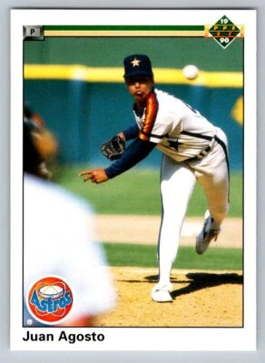 1990 Upper Deck # 450 - Juan Agosto - Houston Astros - Image 1 of 2
