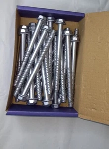 30x Rawlplug Thunderbolt Concrete Screws 10.5 x 110mm - Hex Head, Heavy Duty! - Picture 1 of 10