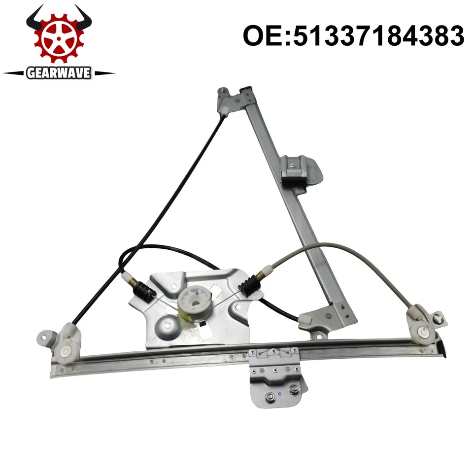 For BMW 525i 2004-10 749-102 Brand New 1x Front Left Window Regulator W/O Motor Foto 1 de 4