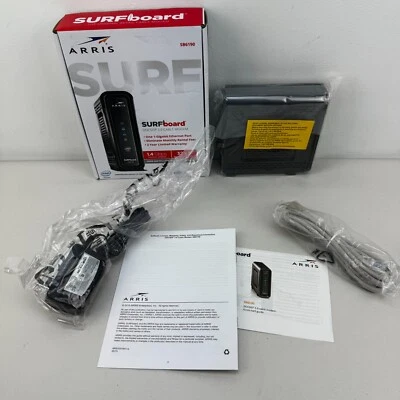Arris Surfboard SB6190 Docsis 3.0 Cable Modem 1 Gig Ethernet 1.4 Gbps - Image 1 of 4