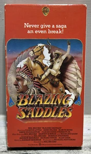 BLAZING SADDLES Mel Brooks, Gene Wilder (VHS) 1986 - Picture 1 of 7