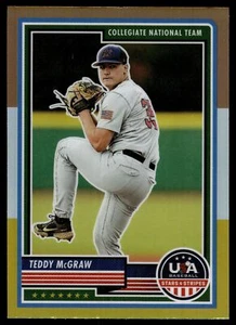 2023 Panini Estrellas y Rayas PELUCHE MCGRAW BRONCE PLATA Y ORO PRIZM #75 - Imagen 1 de 2