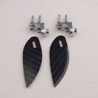 RC#1242 1Pair Carbon Fiber Turn Fin 24x65mm Left and Right for RC Boat Marine