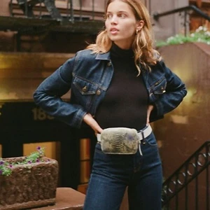  FREE PEOPLE Kelly Croc Bolso Cinturón Riñonera Cintura Serpiente TALLA S/M NUEVO - Imagen 1 de 8