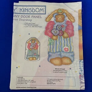 Daisy Kingdom Some Bunny Door Panel w Doorstop Cut & Sew Fabric Panel - Picture 1 of 2