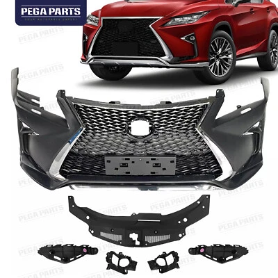 Front Bumper Cover Fog Lights Assembly For 2016-2019 Lexus RX350 RX450h F-Sport - Image 1 of 4