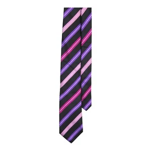 Ted Baker Endurance NWT 100% Silk Tie Diagonal Stripe Pattern 8.5 cm Width - Picture 1 of 6
