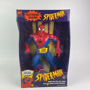 Toy Biz 1994 Marvel Comics Electronic Talking Spider Man Action Figure 15” - Picture 1 of 7