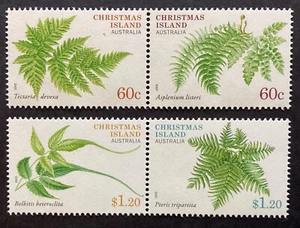 CHRISTMAS ISLAND 2012 Ferns set MNH (B322) - Picture 1 of 1