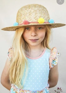 Matilda Jane Dream chasers Bask In The Sun Straw Hat Size L/XL New In Bag - Picture 1 of 3