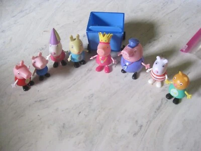 Figuras de Peppa Pig ~ Lote de 9 amigos y familiares Foto 1 de 4