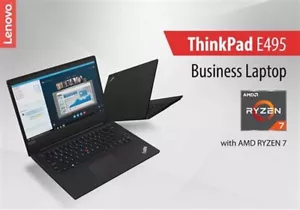 Lenovo ThinkPad E495 Ryzen 7 3700U 4GHz 8GB 4TB SSD FHD RX Vega 10 Graphics, A+ - Picture 1 of 23