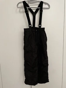 FIVE SEASONS Kids’ Ski Trousers Salopettes Black 7-8 Yrs 122-126 cm VGC - Picture 1 of 2