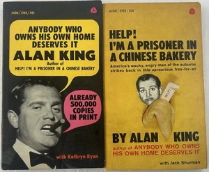 Alan King 2 Book Lot- Prisoner Chinese Bakery & Anybody Who Own Home Deserves It - Picture 1 of 4