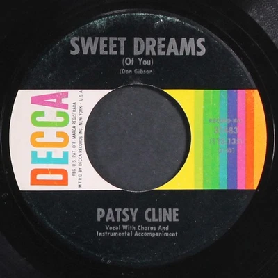 PATSY CLINE: sweet dreams DECCA 7" Single 45 RPM - Image 1 of 2