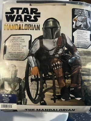 Juego de funda de disfraz adaptable para silla de ruedas Star Wars The Mandalorian Disney NUEVO Foto 1 de 3