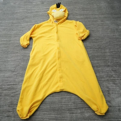 Pokémon Psyduck Sazac Vellón Kigurumi Disfraz Juegos con disfraces Pijama de una pieza Grande Foto 1 de 4