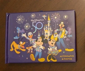 Walt Disney World 50th Anniversary Mickey & Friends Autographs & Photos Book - Picture 1 of 10