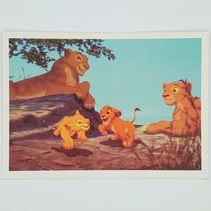 The Lion King Notecard Disney Store Simba Nala Sarabi Sarafina Africa Play 5x7 - Picture 1 of 4