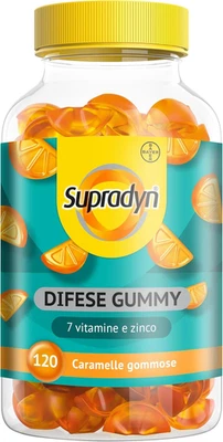 Difese Gummy Multivitaminico Caramelle, Integratore Multivitaminico Difese Immun - Immagine 1 di 4