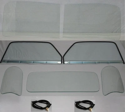 Chevrolet GMC 1947-1950 camioneta 5 ventanas vidrio parabrisas conjunto de puertas negras sellos traseros Foto 1 de 4