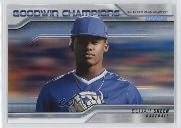 2023 Upper Deck Goodwin Champions Horizontal Blank Back Elijah Green #79 - Image 1 of 2