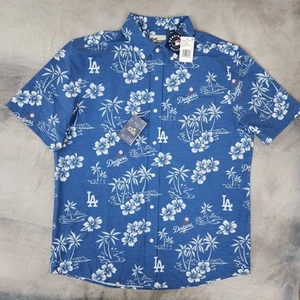 Reyn Spooner Los Angeles Dodgers Kekai Button-Down Shirt Men's Size Large New - Picture 1 of 15