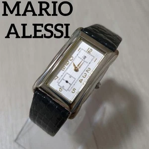 Alessi MM-252 Small Seconds Square Silver Dial Women's Watch - Picture 1 of 13