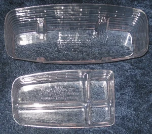 Longaberger ENVELOPE Basket  2 Piece Divided Plastic Protector New - Picture 1 of 3