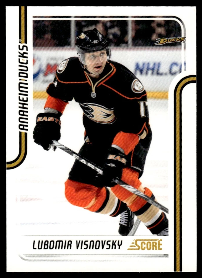 2011-12 Score Glossy Lubomir Visnovsky Anaheim Ducks #47 - Image 1 of 2