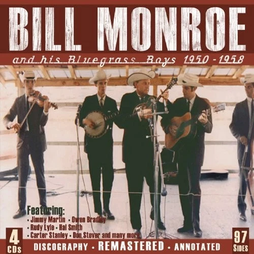 Bill Monroe Bill Monroe and his bluegrass boys 1950-1958 (CD) (UK IMPORT) - Image 1 of 1