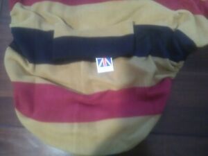 NEWMARKET STRIPE FLEECE SADDLE COVER with GIRTH LOOPS