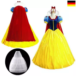 Karneval Cape Schneewittchen Kostüm Cosplay Halloween Kostüm Party Kostüm 2025 - Bild 1 von 28