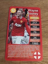Wayne Rooney Manchester United Top Trumps Specials 2012 Football Card