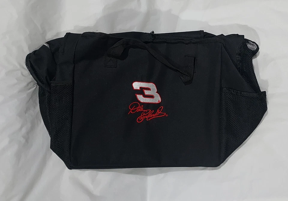 Bolso de Lona Dale Earnhardt Sr. #3 Negro Carreras Viaje Cremallera NASCAR  Foto 1 de 1