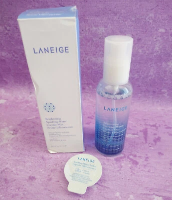 Laneige Brightening Sparkling Water Capsule Mist Spray Face Moisturizer 4 oz Box - Image 1 of 4