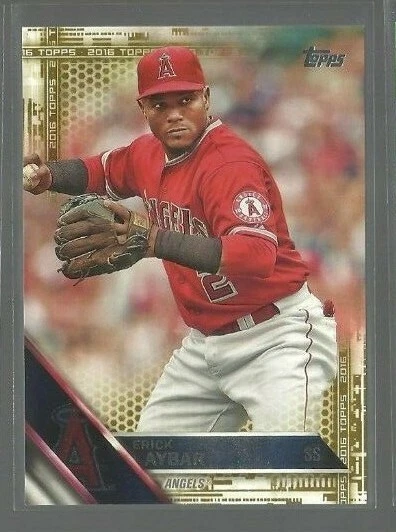  2016 Topps Gold #159 Erick Aybar 0317/2016 (ref 57812) - Image 1 of 1