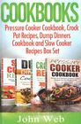 Cookbooks : Pressure Cooker Cookbook, Crock Pot Recipes, Dump Dinners Cookboo...