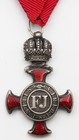 K. u K. Zivil-Verdienstkreuz  mit  Krone  ÖÖ-23