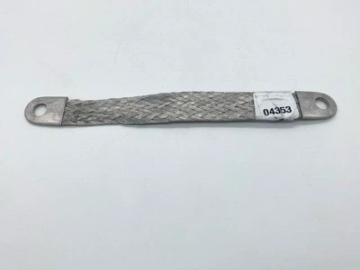 8" Heavy Duty Braided Ground Strap 4 Gauge Bonding Strap - Image 1 of 2