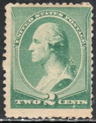 US Scott #213 Hinged Mint, partial gum - Image 1 of 2