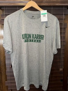 The Nike Tee Mens XL Gray Short Sleeve T-Shirt “Dublin Karrer Football” NWT - Picture 1 of 6