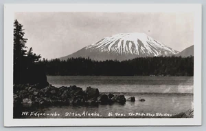 Postcard Real Photo Postcard RPPC Sitka Alaska~Scenic View Of Mt Edgecumbe VTG - Picture 1 of 3