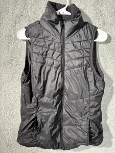 XERSION Womens Size S Packable Black Puffer Vest Full Zip Pockets - Picture 1 of 5