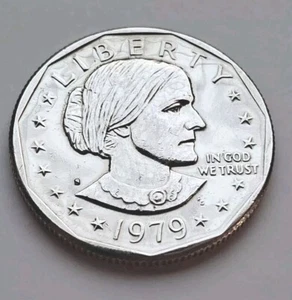 1979 S Susan B. Anthony FG/both sides Detailed Earth Circulated FREE SHI Sba546 - Picture 1 of 6