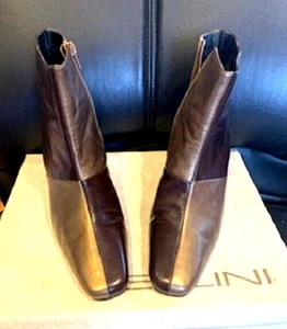 Mujeres Bellini Virginia Botas de Vestir de Cuero Genuino 7W - Imagen 1 de 5